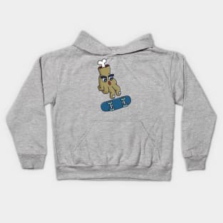 Hand Skateboard Flip Trick Kids Hoodie